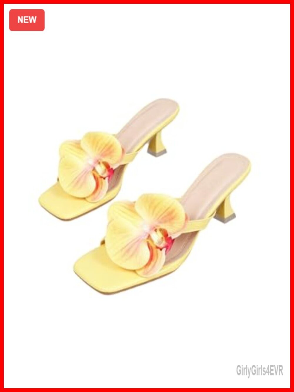 Faux Leather Kitten Heel Slide Sandals Open Toe Slingback Beach Summer